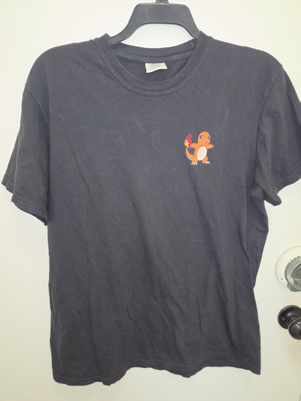 Charizard Custom Embroider T-shirt, Size L